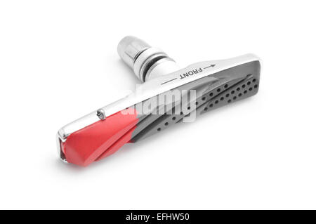 bicycle break pads on white Stock Photo