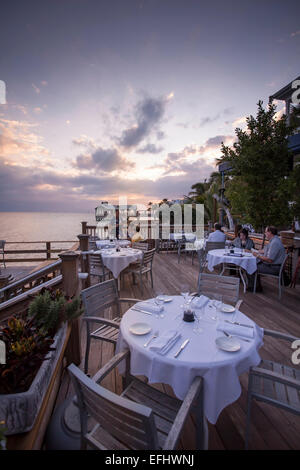 Restaurant Louie's Backyard, Key West, Florida Keys, Florida, USA Stock Photo