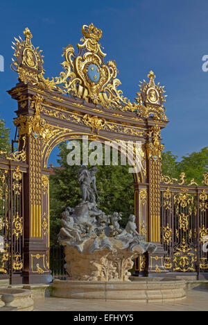 La Place Stanislas in Nancy, Unesco World Cultural Heritage, Meurthe-et-Moselle, Region Alsace-Lorraine, France, Europe Stock Photo