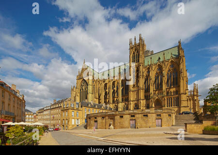 Saint Etienne Cathedral, Metz, Moselle, Region Alsace Lorraine, France, Europe Stock Photo