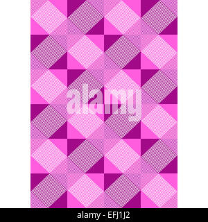 Striped purple rhombuses on a light seamless background Stock Photo