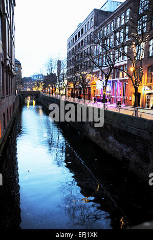 Manchester Lancashire UK - The Canal Street district of Manchester which is at the heart of the Gay Community