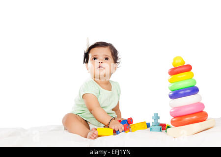 1 indian Beautiful baby Stock Photo