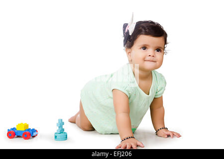 1 indian Beautiful baby Stock Photo