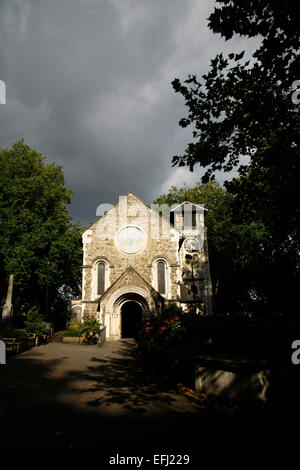 St Pancras Old Church, St Pancras, London, UK Stock Photo