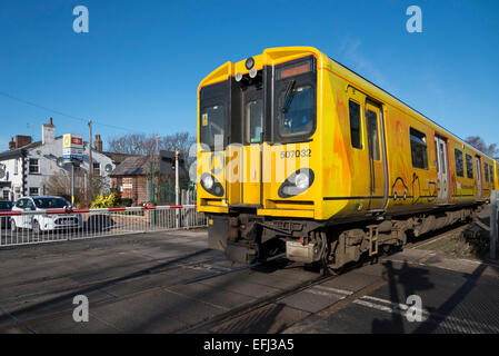 Merseyrail Electrics train at Maghull station Stock Photo - Alamy
