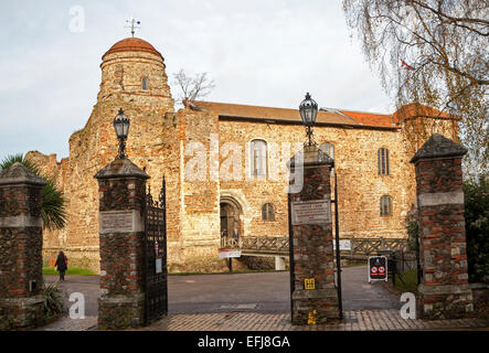 The historic Norman Castle, Colchester, Essex, England, UK Stock Photo