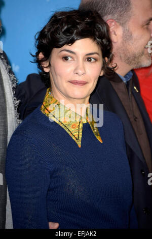 Berlin, Germany. 5th February, 2015. Audrey Tautou during the Jury photocall at the 65th Berlin International Film Festival/Berlinale 2015 on February 05, 2015 Credit:  dpa picture alliance/Alamy Live News Stock Photo
