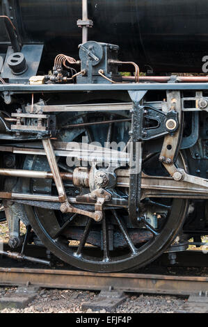 Wheels connecting rods and mechanism of a steam loco BR Standard Stock ...