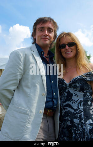 Richard Hammond and wife at Cartier International polo day 2008 Stock Photo