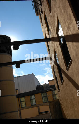 The old industrial landscape in Norrköping Sweden Stock Photo