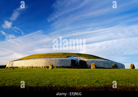 Newgrange Passage Tomb Co. Meath Ireland . Stock Photo