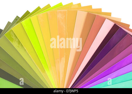 Color Swatch isolated on white background Stock Photo