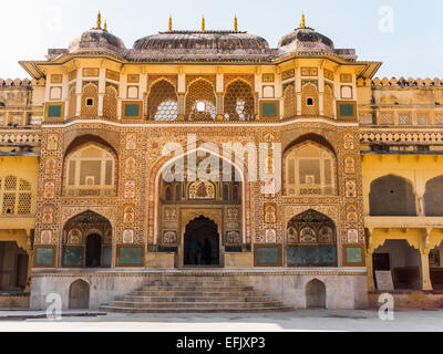 Ganesh Pol at Amber Palace in Jaipur, Rajasthan, India Stock Photo