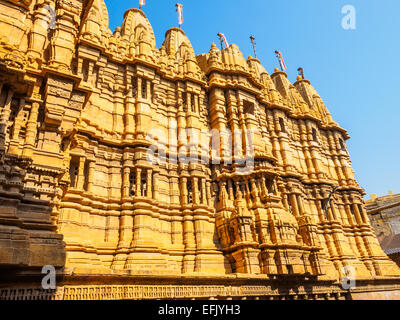 Temple in Jaisalmer Fort, Rajasthan, India Stock Photo
