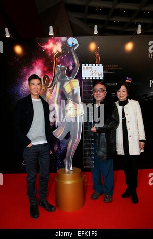 Nick Cheung at the 34th Hongkong Film Awards Presentation Ceremony in Hongkong, China on 05 February, 2015. Stock Photo