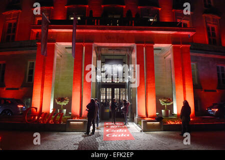 Berlin, Germany. 05th Feb, 2015. Hotel 'Das Stue', which hosted the UFA Opening Gala at as part of the 65th Berlin Film Festival, which runs from 5-15 February 2015. PHOTO: FELIX HOERHAGER/dpa Credit:  dpa picture alliance/Alamy Live News Stock Photo