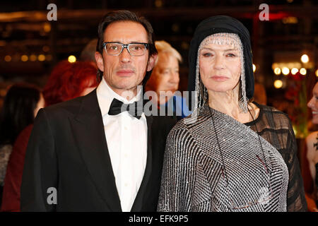 Oskar Roehler and Veruschka von Lehndorff attending the 'Nadie Quiere La Noche / Nobody Wants The Night' premiere at the 65th Berlin International Film Festival / Berlinale 2015 on February 05, 2015./picture alliance Stock Photo
