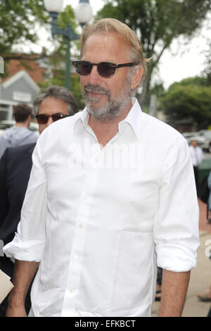 'Black and White' Screening at UA Cinema in East Hampton  Featuring: Kevin Costner Where: East Hampton, New York, United States When: 03 Aug 2014 Stock Photo