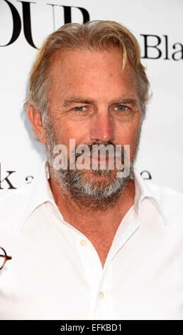 'Black and White' Screening at UA Cinema in East Hampton  Featuring: Kevin Costner Where: East Hampton, New York, United States When: 03 Aug 2014 Stock Photo