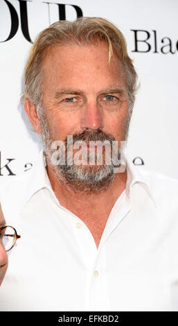 'Black and White' Screening at UA Cinema in East Hampton  Featuring: Kevin Costner Where: East Hampton, New York, United States When: 03 Aug 2014 Stock Photo