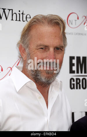 'Black and White' Screening at UA Cinema in East Hampton  Featuring: Kevin Costner Where: East Hampton, New York, United States When: 03 Aug 2014 Stock Photo