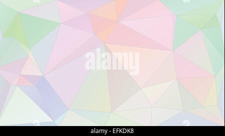 Pastel polygon geometric with  triangle parametric shape Stock Photo