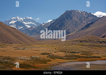 Los Penitentes Argentina Stock Photo