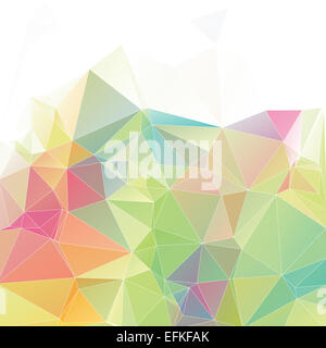 Pastel polygon geometric with  triangle parametric shape Stock Photo