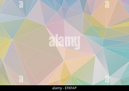 Pastel polygon geometric with  triangle parametric shape Stock Photo