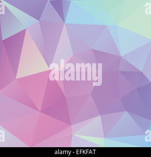 Pastel polygon geometric with  triangle parametric shape Stock Photo