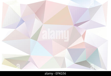 Pastel polygon geometric with  triangle parametric shape Stock Photo