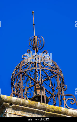 Campanile Clocher de l'eglise de Gareoult Provence Alpes Cote-D-azur 83 Var  France Stock Photo