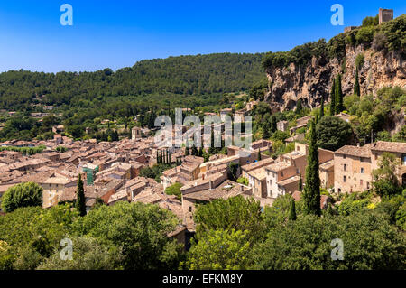 cotignac petit village du var avec ses grottes var france 83 provence verte Stock Photo