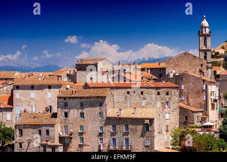 village de sartene corse 2A corse du sud france Stock Photo