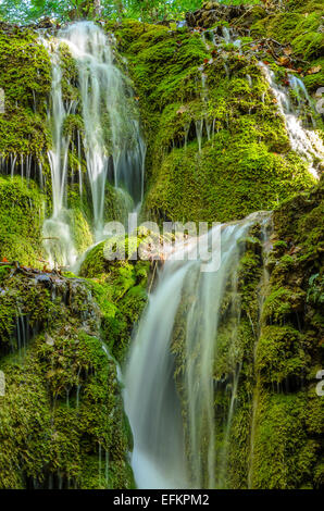 cascade de la vallee de st pons marseille gemenos 13 france Stock Photo