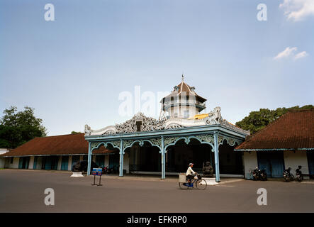 The Kraton at Solo Surakarta in Java in Indonesia in Southeast Asia Far East. History Tourism Tourist Site Travel Stock Photo