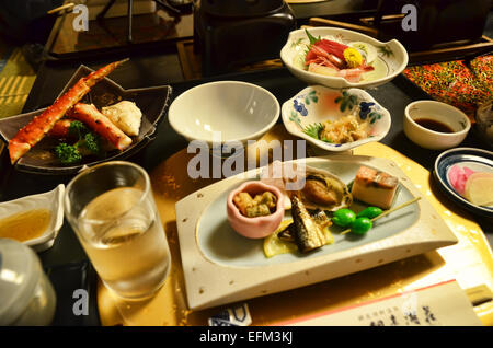 Abashiri Nagomi Zen Dinner Set Stock Photo