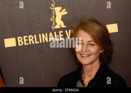 Berlin, Germany. 06th Feb, 2015.Charlotte Rampling during the '45 Years' photocall at the 65th Berlin International Film Festival/Berlinale 2015 on February 06, 2015 Stock Photo