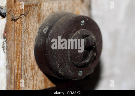old light switch Stock Photo
