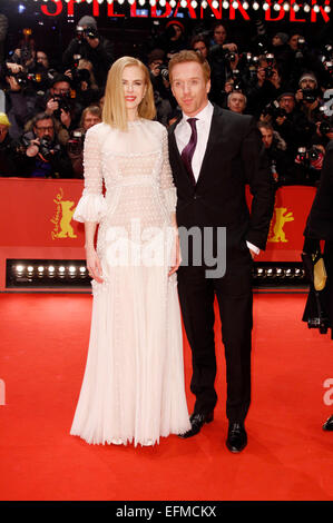 Nicole Kidman and Damian Lewis attending the 'Queen Of The Desert' premiere at the 65th Berlin International Film Festival/Berlinale 2015 on February 06, 2015. Stock Photo
