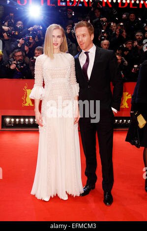 Nicole Kidman and Damian Lewis attending the 'Queen Of The Desert' premiere at the 65th Berlin International Film Festival/Berlinale 2015 on February 06, 2015. Stock Photo