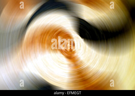 Abstract motion blur in the shape of a swirl Stock Photo
