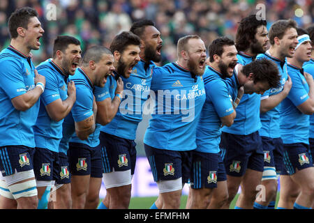 Rome, Italy. 7th February, 2015. Olympic Stadium  RBS six nations Rugby, Italy vs Irland 3-26  Credit:  marco iacobucci/Alamy Live News Stock Photo