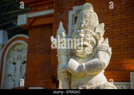 Bedogol, Dwarapala, gate guardian statue in Bali Stock Photo