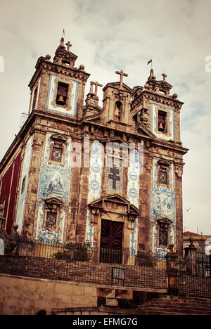Church of Santo Ildefonso in Porto, Portugal Stock Photo