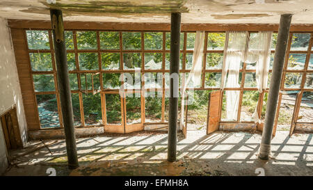 Vila Izvor (Yugoslavia president Tito's hideaway), Plitvice Lakes National Park, Croatia Stock Photo