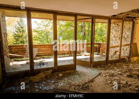 Vila Izvor (Yugoslavia president Tito's hideaway), Plitvice Lakes National Park, Croatia Stock Photo