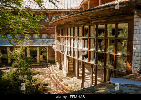 Vila Izvor (Yugoslavia president Tito's hideaway), Plitvice Lakes National Park, Croatia Stock Photo