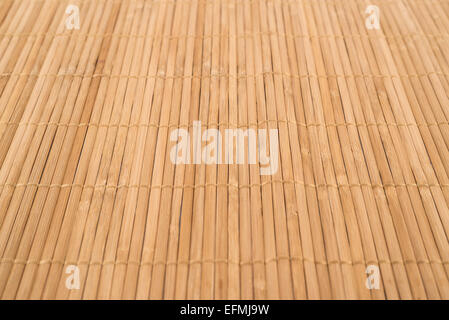 Bamboo straw background mat Stock Photo